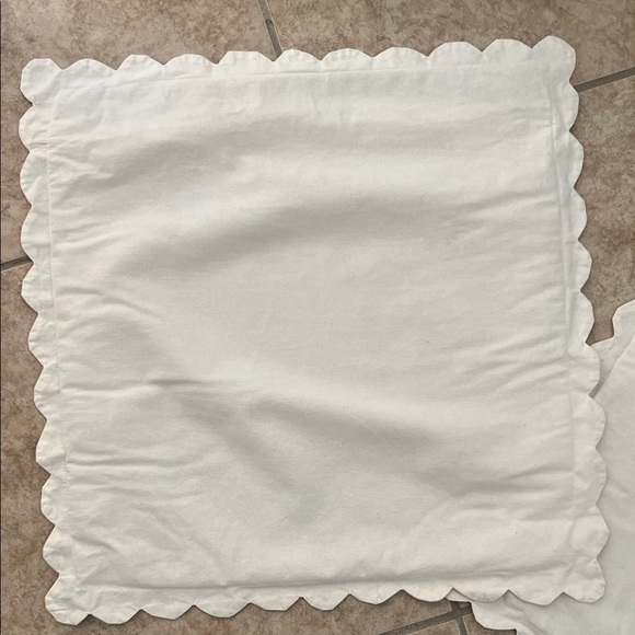 Zara Other - Zara Home Scalloped Pillow Covers